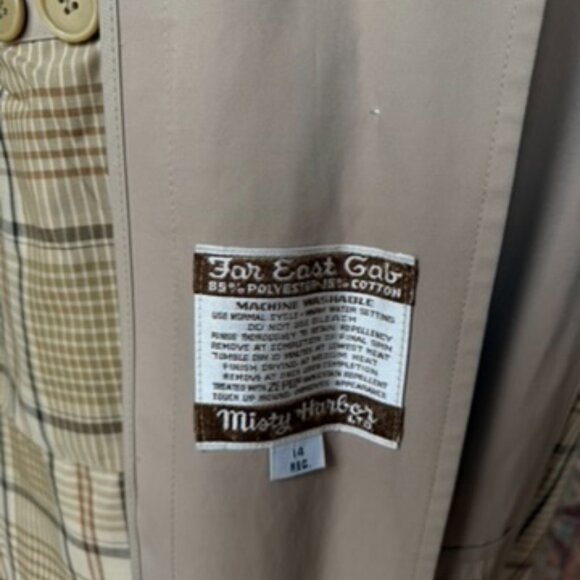 Vintage Misty Harbor Oversized Collar Trench Coat - Picture 3 of 5